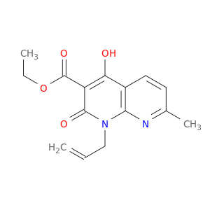 Ethyl 1-allyl-4-hydroxy-7-methyl-2-oxo-1,2-dihydro-1,8-naphthyridine-3-carboxylate