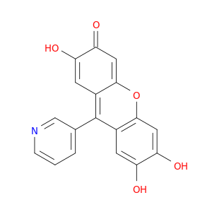 2,6,7-trihydroxy-9-(pyridin-3-yl)-3h-xanthen-3-one