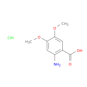 Benzoic acid, 2-amino-4,5-dimethoxy-, hydrochloride