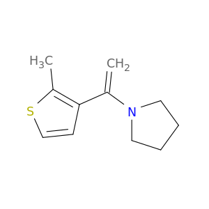 Pyrrolidine, 1-[1-(2-methyl-3-thienyl)ethenyl]-