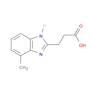 3-(4-methyl-1H-1,3-benzodiazol-2-yl)propanoic Acid