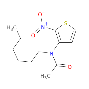 Acetamide,N-hexyl-N-(2-nitro-3-thienyl)-