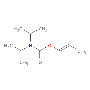 Carbamic acid, bis(1-methylethyl)-, (1E)-1-propenyl ester