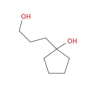 Cyclopentanepropanol, 1-hydroxy-