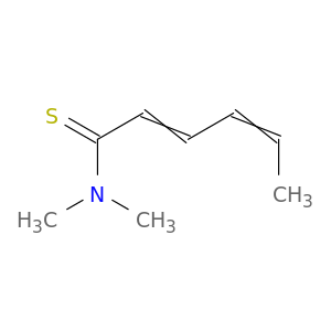 2,4-Hexadienethioamide, N,N-dimethyl-