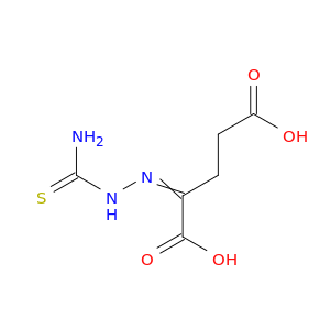 Pentanedioic acid, 2-[(aminothioxomethyl)hydrazono]-