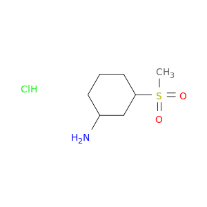 3-methanesulfonylcyclohexan-1-amine hydrochloride