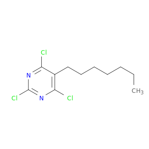 Pyrimidine,2,4,6-trichloro-5-heptyl-