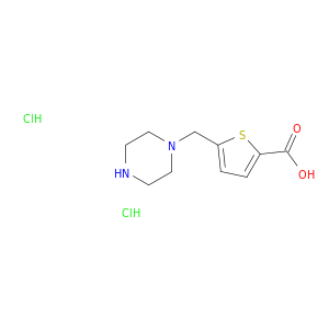 5-(Piperazin-1-ylmethyl)thiophene-2-carboxylic acid dihydrochloride
