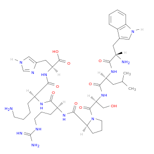 L-Histidine, L-tryptophyl-L-leucyl-L-seryl-L-prolyl-L-arginyl-L-lysyl-