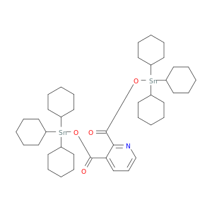 2,3-Pyridinedicarboxylic acid, 2,3-bis(tricyclohexylstannyl) ester