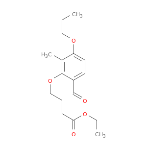 Butanoic acid, 4-(6-formyl-2-methyl-3-propoxyphenoxy)-, ethyl ester