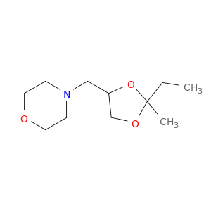 Morpholine, 4-[(2-ethyl-2-methyl-1,3-dioxolan-4-yl)methyl]-