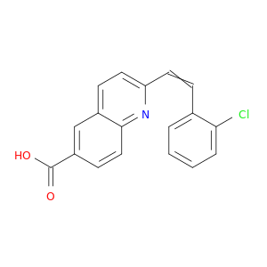 6-Quinolinecarboxylic acid, 2-[2-(2-chlorophenyl)ethenyl]-