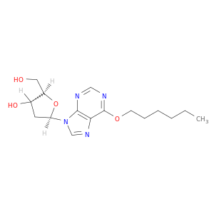 Inosine, 2'-deoxy-6-O-hexyl-