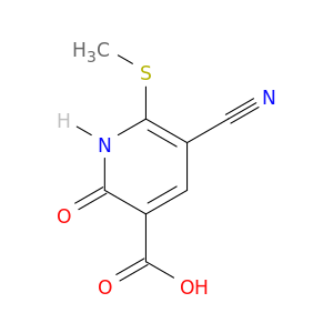 5-氰基-6-(甲基硫烷基)-2-氧代-1,2-二氢吡啶-3-羧酸