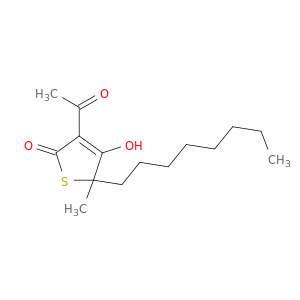 2(5H)-Thiophenone, 3-acetyl-4-hydroxy-5-methyl-5-octyl-