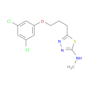 1,3,4-Thiadiazol-2-amine, 5-[3-(3,5-dichlorophenoxy)propyl]-N-methyl-
