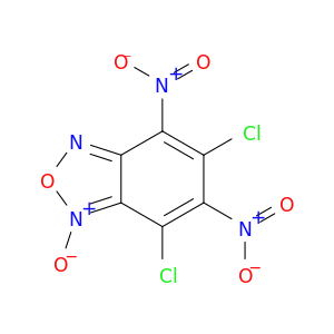 2,1,3-Benzoxadiazole, 4,6-dichloro-5,7-dinitro-, 3-oxide