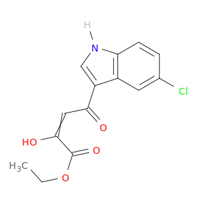 2-Butenoic acid, 4-(5-chloro-1H-indol-3-yl)-2-hydroxy-4-oxo-, ethyl ester