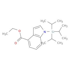 1H-Indole-4-carboxylic acid, 1-[tris(1-methylethyl)silyl]-, ethyl ester