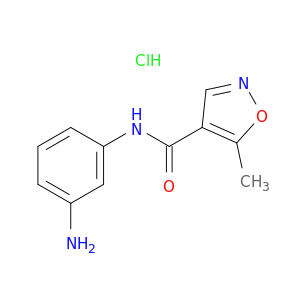 N-(3-Aminophenyl)-5-methyl-1,2-oxazole-4-carboxamide Hydrochloride