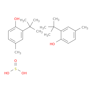 Phenol, 2-(1,1-dimethylethyl)-4-methyl-, sulfite (2:1)