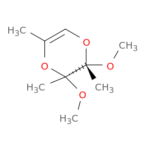 1,4-Dioxin, 2,3-dihydro-2,3-dimethoxy-2,3,5-trimethyl-, (2S,3S)-