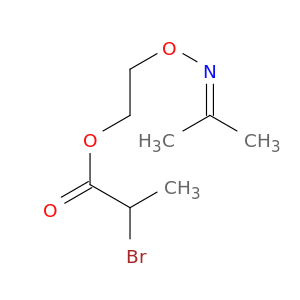 Propanoic acid, 2-bromo-, 2-[[(1-methylethylidene)amino]oxy]ethyl ester