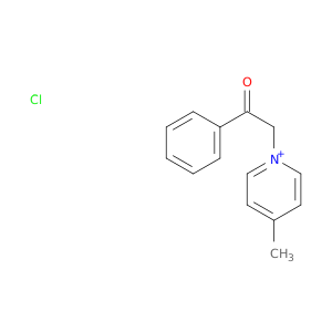 Pyridinium, 4-methyl-1-(2-oxo-2-phenylethyl)-, chloride