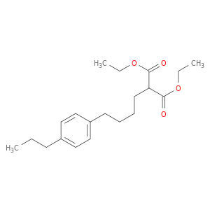 Propanedioic acid, [4-(4-propylphenyl)butyl]-, diethyl ester