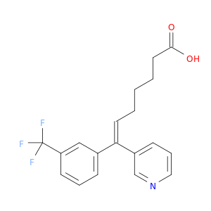 6-Heptenoic acid, 7-(3-pyridinyl)-7-[3-(trifluoromethyl)phenyl]-, (Z)-