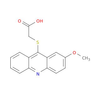 Acetic acid, [(2-methoxy-9-acridinyl)thio]-