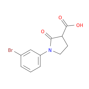 1-(3-Bromophenyl)-2-oxopyrrolidine-3-carboxylic Acid