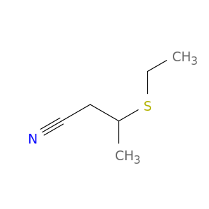 Butanenitrile, 3-(ethylthio)-
