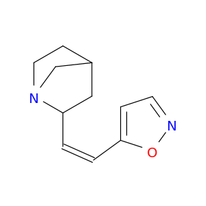 1-Azabicyclo[2.2.1]heptane, 2-[(1Z)-2-(5-isoxazolyl)ethenyl]-