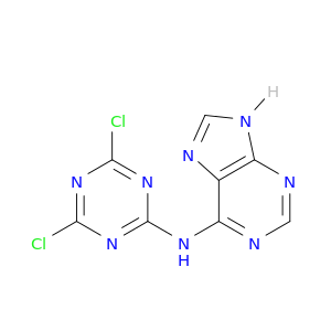 1H-Purin-6-amine, N-(4,6-dichloro-1,3,5-triazin-2-yl)-
