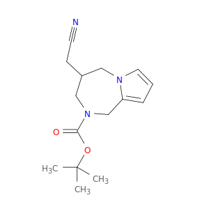 tert-butyl 4-(cyanomethyl)-4,5-dihydro-1H-pyrrolo[1,2-a][1,4]diazepine-2(3H)-carboxylate