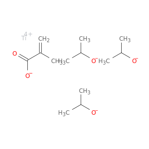 Titanium,(2-methyl-2-propenoato-kO)tris(2-propanolato)-, (T-4)-
