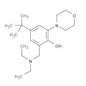 Phenol,2-[(diethylamino)methyl]-4-(1,1-dimethylethyl)-6-(4-morpholinyl)-