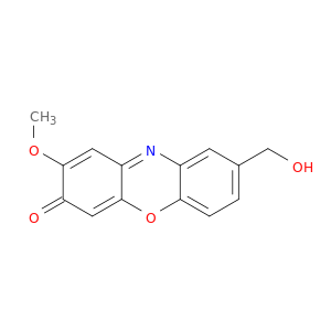3H-Phenoxazin-3-one, 8-(hydroxymethyl)-2-methoxy-