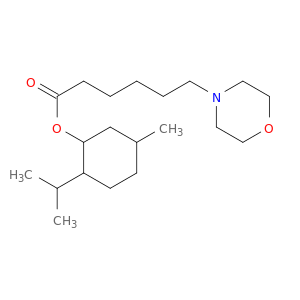 4-Morpholinehexanoic acid, 5-methyl-2-(1-methylethyl)cyclohexyl ester