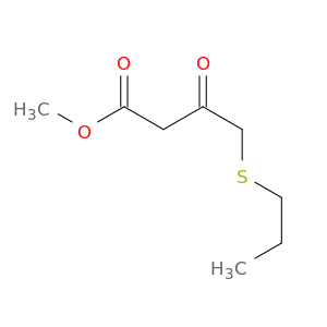 Butanoic acid, 3-oxo-4-(propylthio)-, methyl ester