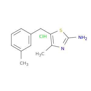 4-Methyl-5-[(3-methylphenyl)methyl]-1,3-thiazol-2-amine Hydrochloride