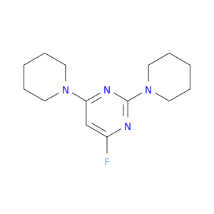 Pyrimidine,4-fluoro-2,6-di-1-piperidinyl-