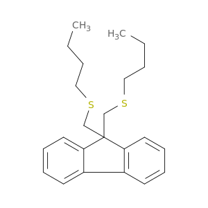 9H-Fluorene, 9,9-bis[(butylthio)methyl]-