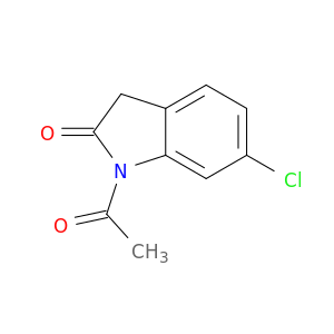 2H-Indol-2-one, 1-acetyl-6-chloro-1,3-dihydro-