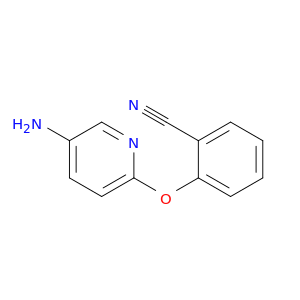 2-[(5-aminopyridin-2-yl)oxy]benzonitrile