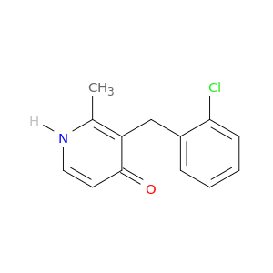 4(1H)-Pyridinone, 3-[(2-chlorophenyl)methyl]-2-methyl-