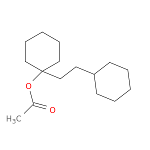 环己醇,1-(2-环己基乙基)-,1-乙酸盐